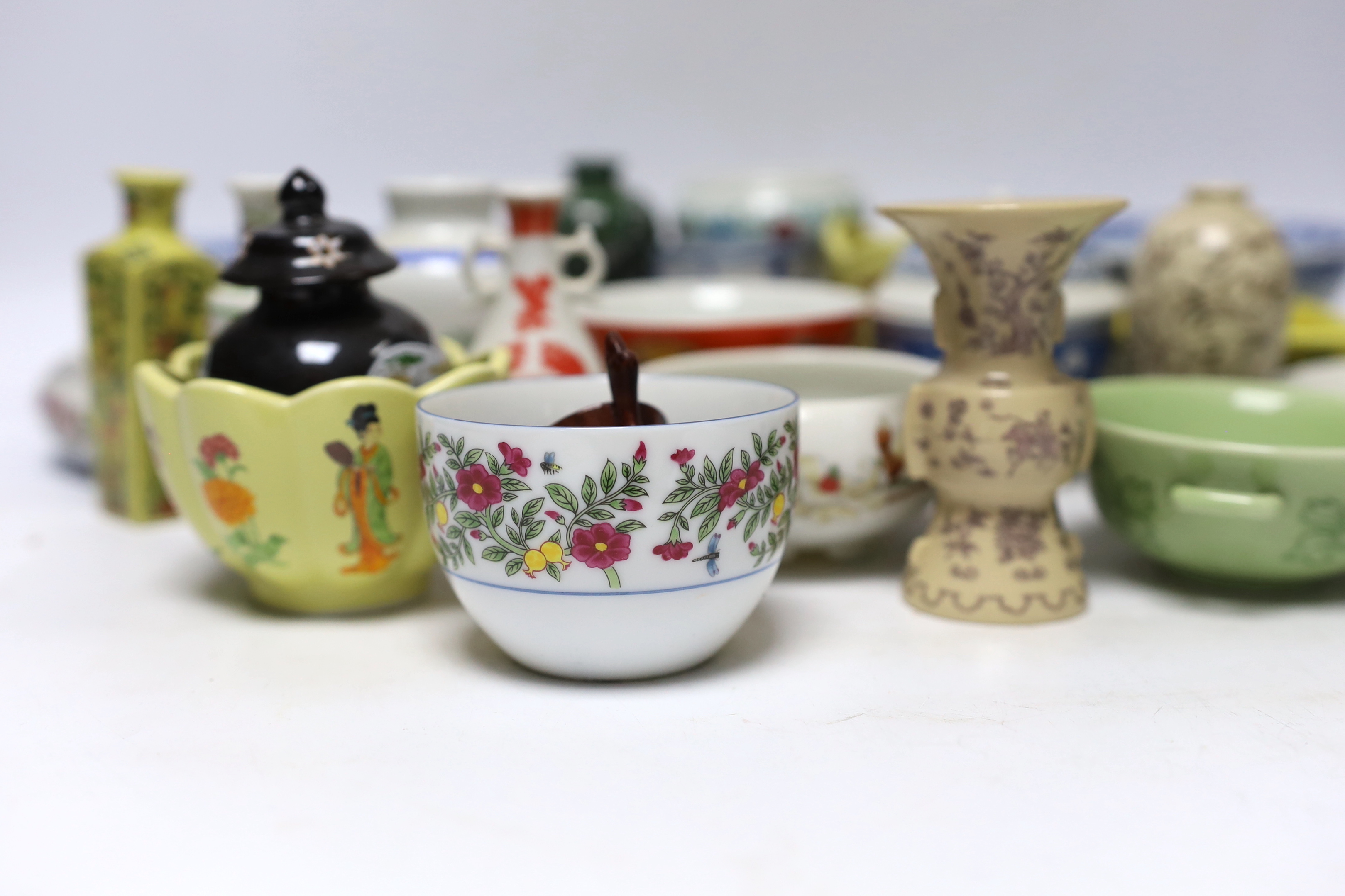 A collection of Chinese and Japanese ceramics